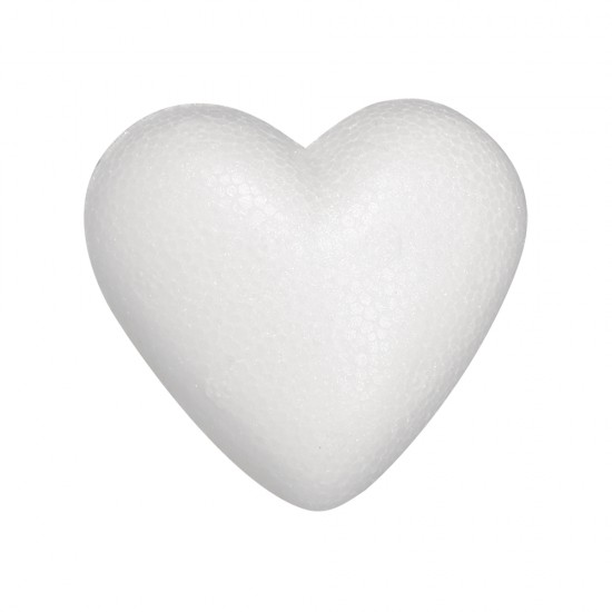 Inima polistiren , styrofoam Rayher, 5 cm, 3 buc/set
