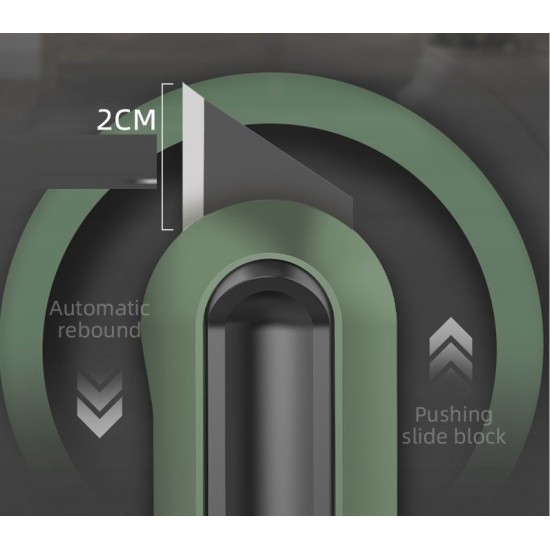 Set 3 cuttere verzi HOME SERIES DELI