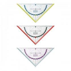 Echer/raportor my.pen cu grip, 16 cm, Herlitz 11367968 ,diverse culori Echer/raportor my.pen cu grip, 16 cm, Herlitz 11367968 ,diverse culori