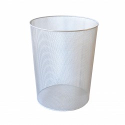 Cos metalic pentru hartii,  ECADA argintiu, 29x35 cm