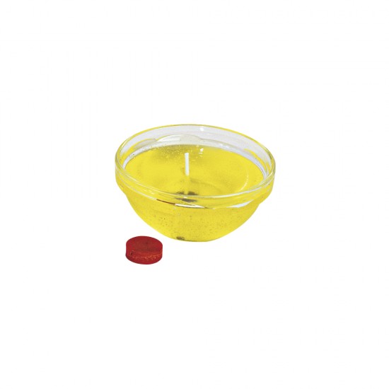 Colorant tableta pentru ceara si gel, galben, ambalare 3 buc., 2 cm