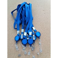 Snur textil ecuson + snur retractabil, pretul este pe bucata