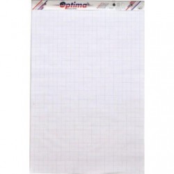 Rezerva hartie pentru flipchart, Optima, 50coli/top, 90g/mp - velin/caroiata - cu microperforatii Rezerva hartie pentru flipchart, Optima, 50coli/top, 90g/mp - velin/caroiata - cu microperforatii