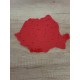 Sablon plastic, harta Romaniei, diverse culori