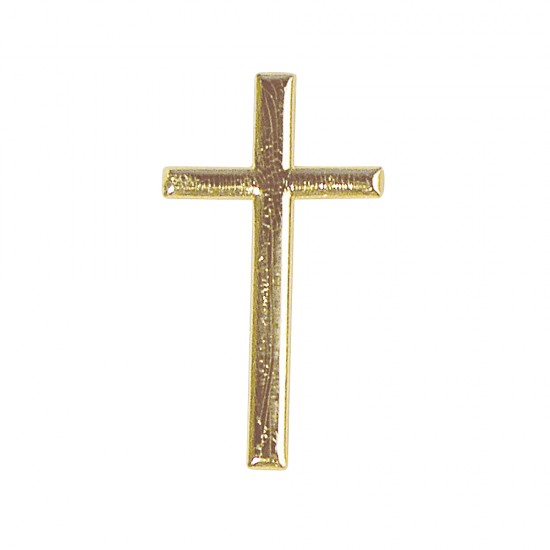 Elemente din ceara pentru decorat: Cross, gold, 4cm, tap-bag. 1 pc