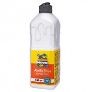 Culori acrilice Nova Color 500gr, alb