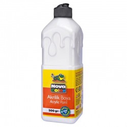 Culori acrilice Nova Color 500gr, alb Culori acrilice Nova Color 500gr, alb