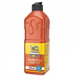 Culori acrilice Nova Color 500gr, portocaliu Culori acrilice Nova Color 500gr, portocaliu