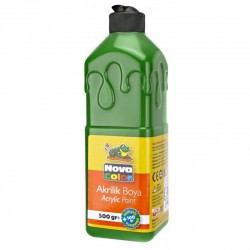 Culori acrilice Nova Color 500gr, verde Culori acrilice Nova Color 500gr, verde