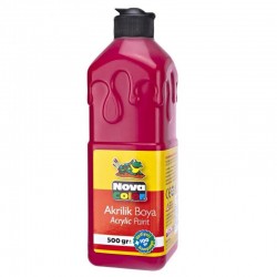 Culori acrilice Nova Color 500gr, rosu Culori acrilice Nova Color 500gr, rosu
