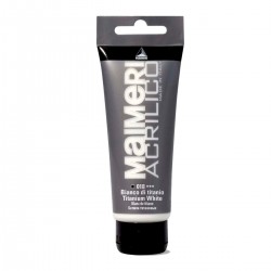 Culori acrilice Acrilico Maimeri 75 ml  Alb titan 018 Culori acrilice Acrilico Maimeri 75 ml  Alb titan 018