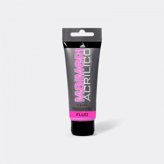 Culori acrilice fluorescente Acrilico Maimeri  75ml roz 215