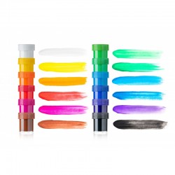 Culori guasa 12 culori 20 ml Brilia DACO -CU220 Culori guasa 12 culori 20 ml Brilia DACO -CU220