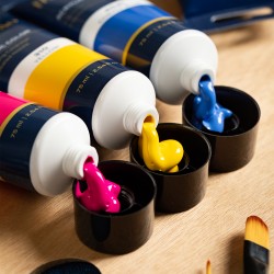 Culori acrilice Deli 75 ml Alb-101 Culori acrilice Deli 75 ml Alb-101