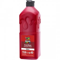 Guase tempera 1000ml, NOVA COLOR NC-320, rosu aprins 507 Guase tempera 1000ml, NOVA COLOR NC-320, rosu aprins 507