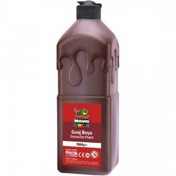 Guase tempera 1000ml, NOVA COLOR NC-320, maro 531 Guase tempera 1000ml, NOVA COLOR NC-320, maro 531