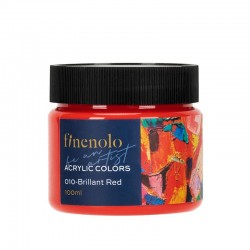 Culori acrilice 100ml rosu FINENOLO DELI