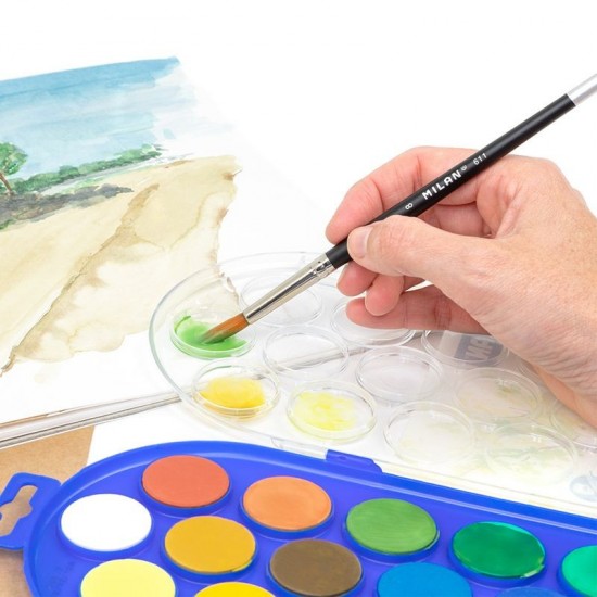Acuarele 22 culori MILAN Acuarele 22 culori MILAN