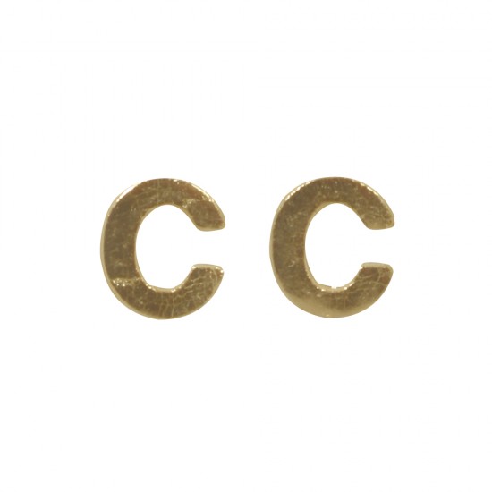 Litere din ceara -C-, gold, 9mm, 2 pcs.