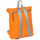 Rucsac Mart-Los Angeles Rolltop Mini, culoare portocaliu neon, 27x33x8cm