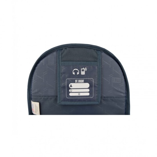 Rucsac / Ghiozdan St.Majewski St.Right Sleepy Corgi, 43cm, 4 compartimente, negru cu alb,  664359 Rucsac / Ghiozdan St.Majewski St.Right Sleepy Corgi, 43cm, 4 compartimente, negru cu alb,  664359