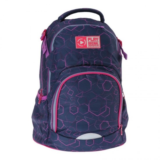 Ghiozdan scoala APOLLO HEXA ROZ Ghiozdan scoala APOLLO HEXA ROZ