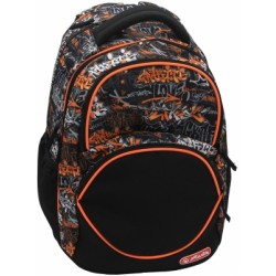 Ghiozdan  Zipper Cube Herlitz, motiv Graffiti