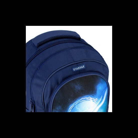 Rucsac / Ghiozdan Starpak Nasa, 3 compartimente, 2 buzunare, bleumarin, 485921 Rucsac / Ghiozdan Starpak Nasa, 3 compartimente, 2 buzunare, bleumarin, 485921