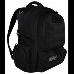 Rucsac / Ghiozdan St.Majewski St.Right Military Black, 4 compartimente, 2 buzunare, negru, 619823 Rucsac / Ghiozdan St.Majewski St.Right Military Black, 4 compartimente, 2 buzunare, negru, 619823
