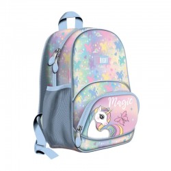 Rucsac / Ghiozdan St.Majewski St.Right Magic Unicorn, 32cm, gradinita, 1 compartiment, roz cu bleu,  664045 Rucsac / Ghiozdan St.Majewski St.Right Magic Unicorn, 32cm, gradinita, 1 compartiment, roz cu bleu,  664045