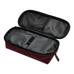 Penar tip etui Quattro Twill, culoare bordeaux