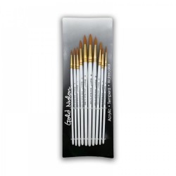 Pensule 10/set, varf asc, diverse marimi , G-100R Pensule 10/set, varf asc, diverse marimi , G-100R