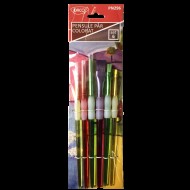  Pensula set 6 par sintetic colorat, DACO, PN296