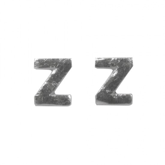 Litere din ceara -Z-, argintiu, 9mm, 2 pcs.