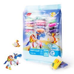 PLASTILINA SOFT CLAY 36 CULORI 216G DELI PLASTILINA SOFT CLAY 36 CULORI 216G DELI