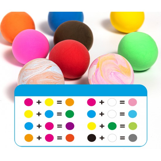 PLASTILINA SOFT CLAY 36 CULORI 216G DELI