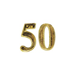 Ceara jubilee number 50 , gold, 2,5cm, 1