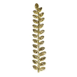 Ceara ramura, gold, 5,5cm, 2 pcs.