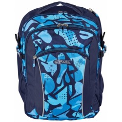 Ghiozdan  ergonomic Herlitz, ultimate, motiv CamoBlue