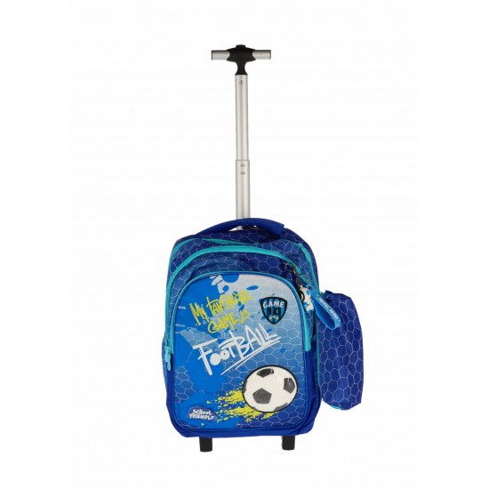 Troller Scolar, Baieti, Schoolfriendly,45x21x31cm, FOTBAL