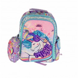 Ghiozdan scolar, 3 fermoare, Schoolfriendly, , paiete , 41x30x20cm, UNICORN Ghiozdan scolar, 3 fermoare, Schoolfriendly, , paiete , 41x30x20cm, UNICORN