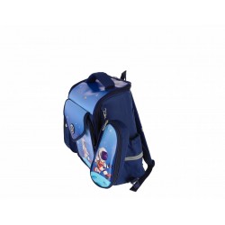 Ghiozdan Scolar, Schoolfriendly Astronaut, 2 Fermoare, 36x30x20cm, Albastru, Penar si LunchBox Ghiozdan Scolar, Schoolfriendly Astronaut, 2 Fermoare, 36x30x20cm, Albastru, Penar si LunchBox
