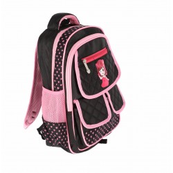 Ghiozdan Prescolar, SchoolFriendly Inimioare, 2 Fermoare, 38x28x20cm, Negru Ghiozdan Prescolar, SchoolFriendly Inimioare, 2 Fermoare, 38x28x20cm, Negru