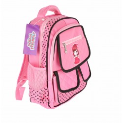 Ghiozdan Prescolar, SchoolFriendly Inimioare, 2 Fermoare, 38x28x20cm,roz Ghiozdan Prescolar, SchoolFriendly Inimioare, 2 Fermoare, 38x28x20cm,roz