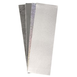 Folie ceara argintiu tones, 20x6.5cm, 4 colours assorted, 
