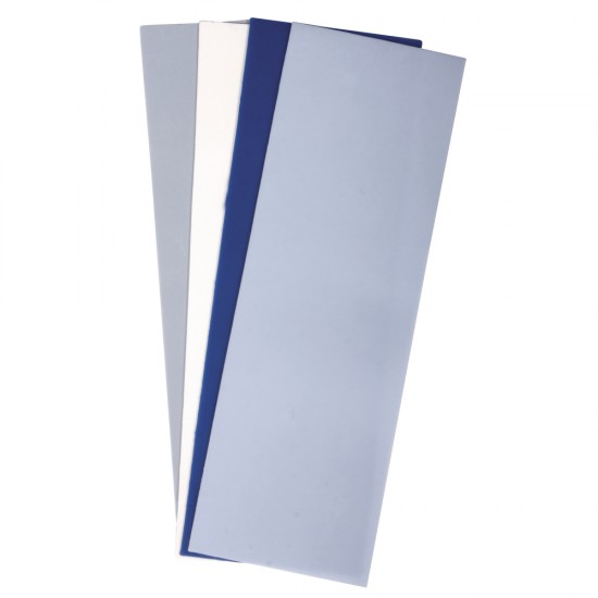 Folie ceara blue tones, 20x6.5cm, 4 colours assorted, 