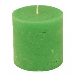 Lumanare Rayher verde iarba  7x7cm