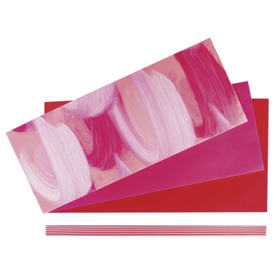 Set: Ceara decorativa Communion, shades of roz, assorted colours, 