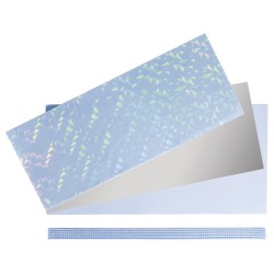 Set: Ceara decorativa Baby, blue/argintiu, assorted colours, 1Set