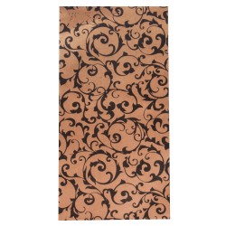 Folie ceara ornament, rose-gold, 20x10cm, 1pc